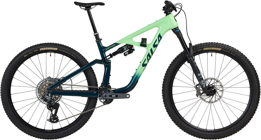 Salsa Blackthorn 125 C GX AXS Transmission Bike - 29", Carbon, Slate / Citrus