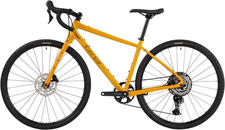 Salsa Journeyer Drop Bar Cues 1x11 Bike - 700c, Aluminum, Mustard