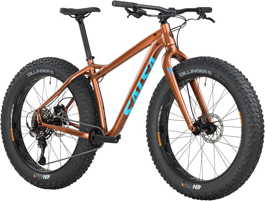 Salsa Heyday! Cues Fat Tire Bike - 26", Aluminum, Bronze