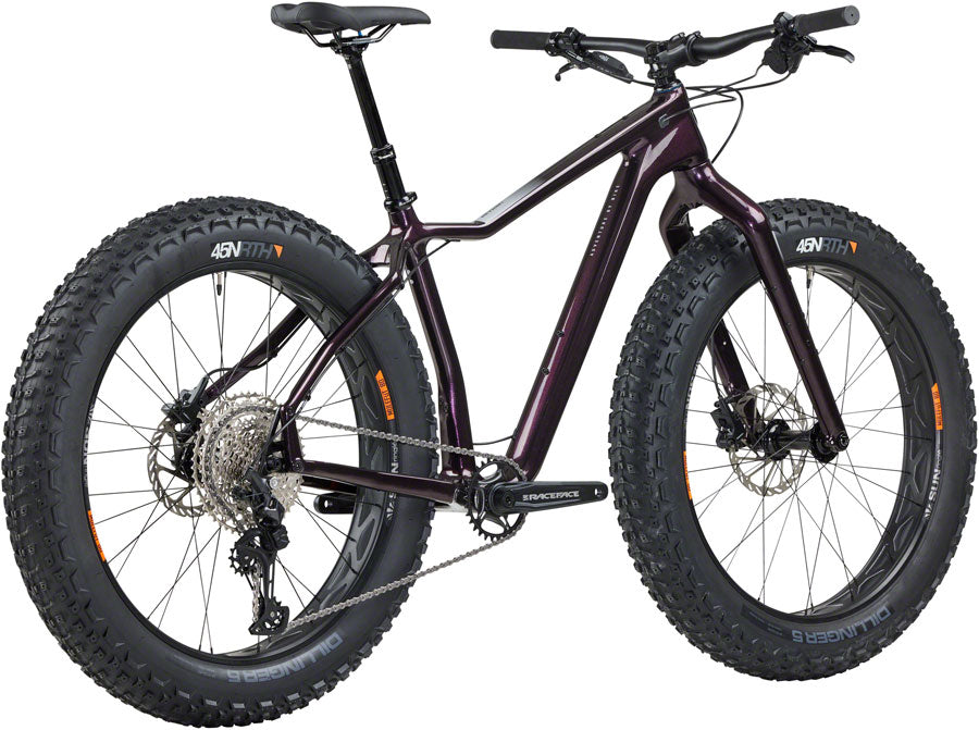 Salsa Heyday! C Deore 12 Fat Tire Bike - 26", Carbon, Black Cherry