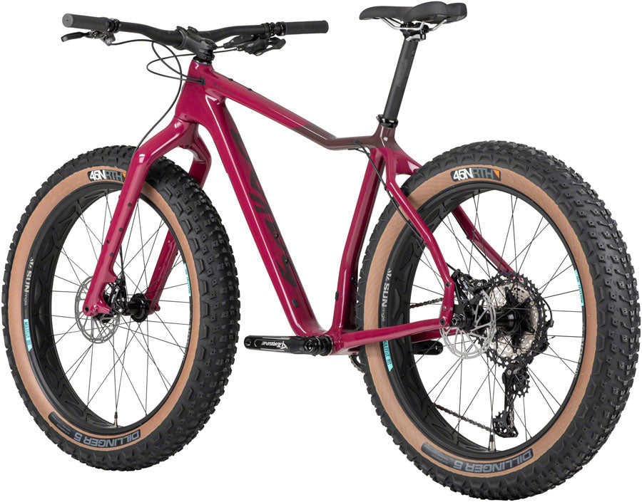 Salsa Mukluk Carbon XT Fat Tire Bike - 26", Carbon, Purple