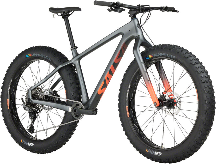 Salsa Beargrease Carbon Cues 11 Fat Bike - 27.5", Carbon, Gray