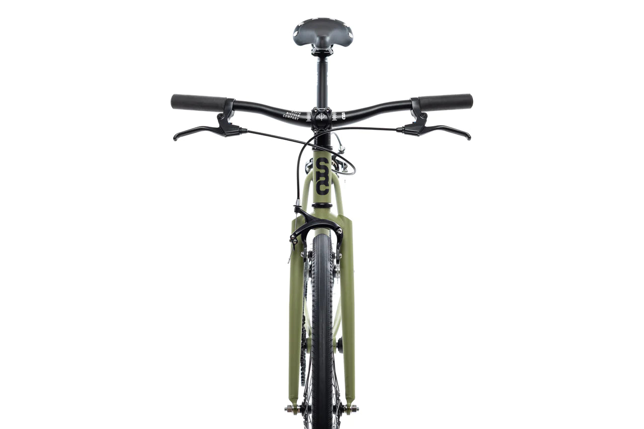 State Bicycle Co. 4130 - Matte Olive – (Fixed Gear / Single-Speed)
