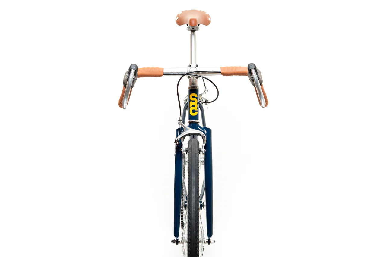 State Bicycle Co. 4130 - Navy / Gold – (Fixed Gear / Single-Speed)