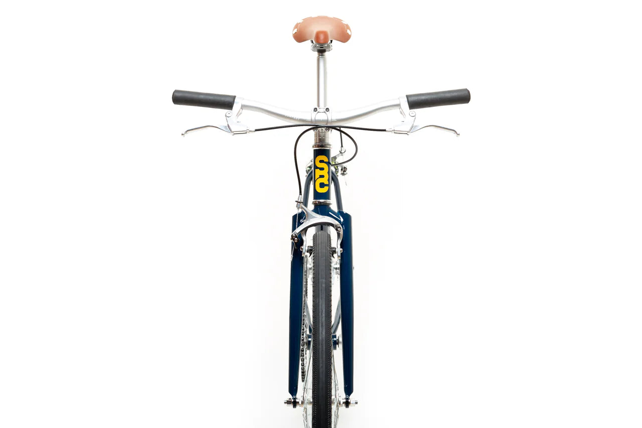 State Bicycle Co. 4130 - Navy / Gold – (Fixed Gear / Single-Speed)