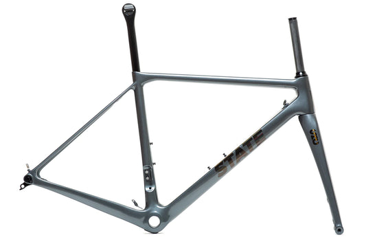 State Bicycle - Undefeated Carbon Disc Road Frame & Fork Set - Graphite / Prism
