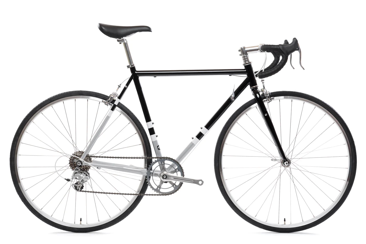 State Bicycle Co. 4130 Road - Black & Metallic - (8-Speed)