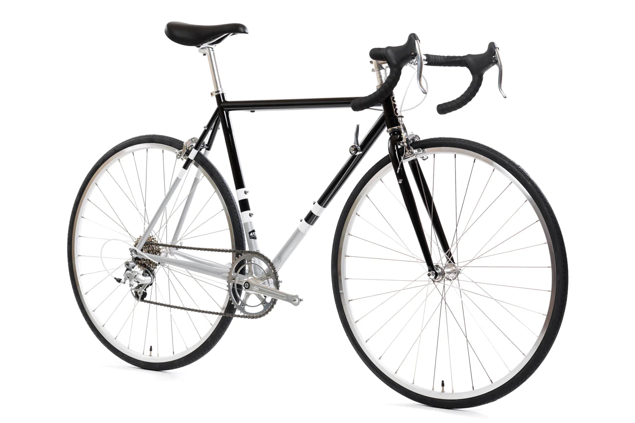 State Bicycle Co. 4130 Road - Black & Metallic - (8-Speed)