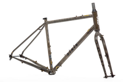 4130 All-Road - Frame & Fork Set (UDH) - Raw Phosphate