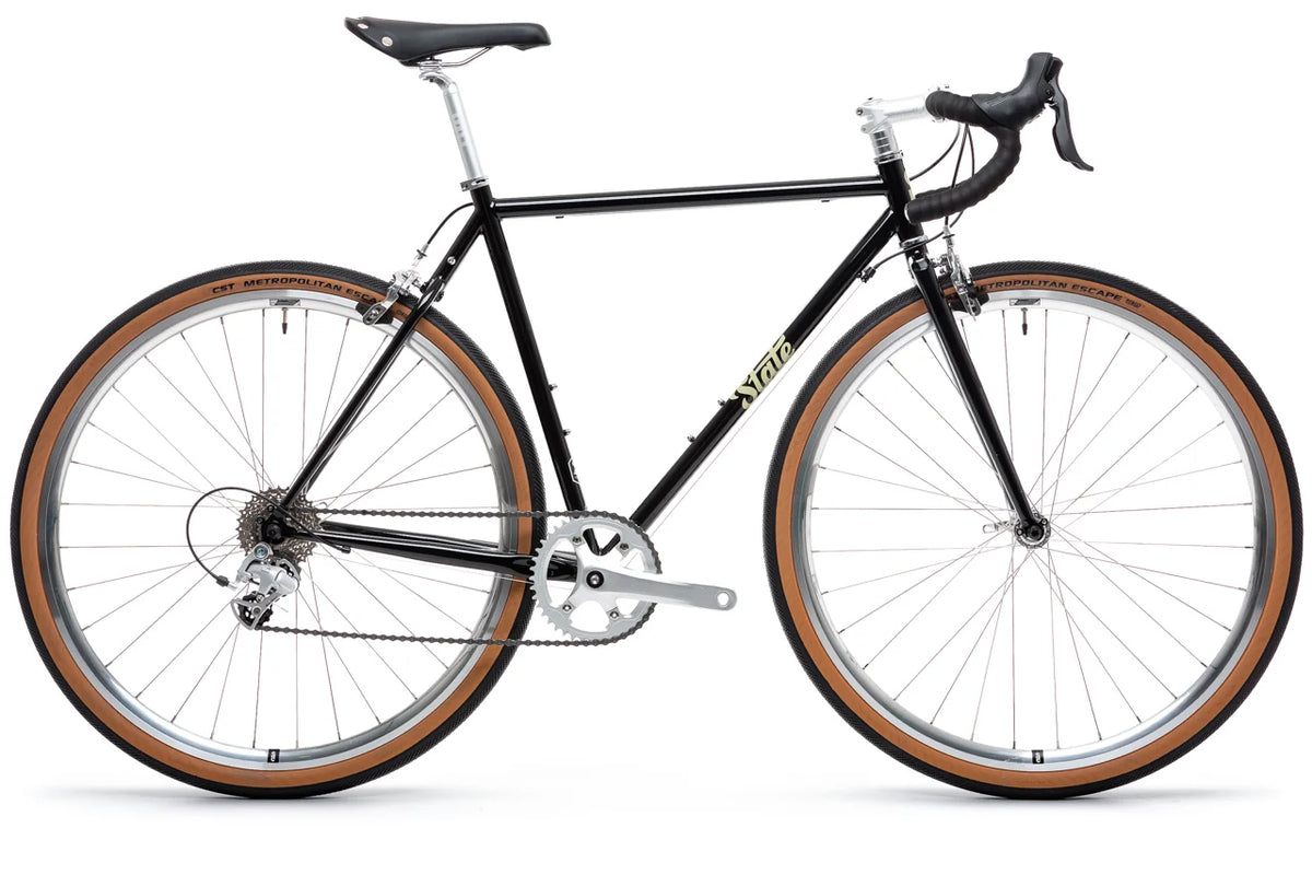 4130 Road v2 - Black & Tan - (8-Speed)