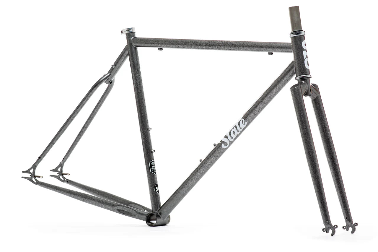 4130 Steel - Fixed Gear / Single-Speed - Frame Set - Hammered Powder Coat