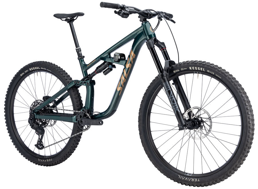 Salsa Blackthorn 145 Eagle 70 Transmission Bike - 29", Aluminum, Black Spruce