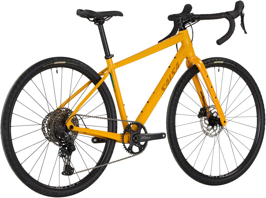 Salsa Journeyer Drop Bar Cues 1x11 Bike - 700c, Aluminum, Mustard