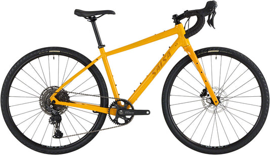 Salsa Journeyer Drop Bar Cues 1x11 Bike - 700c, Aluminum, Mustard