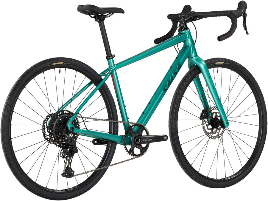 Salsa Journeyer Drop Bar Cues 1x10 Bike - 700c, Aluminum, Teal Green