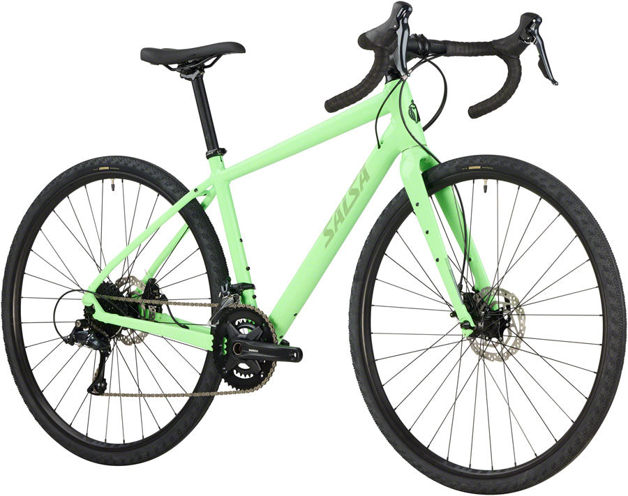 Salsa Journeyer Drop Bar Sora 2x9 Bike - 700c, Aluminum, Citrus Green