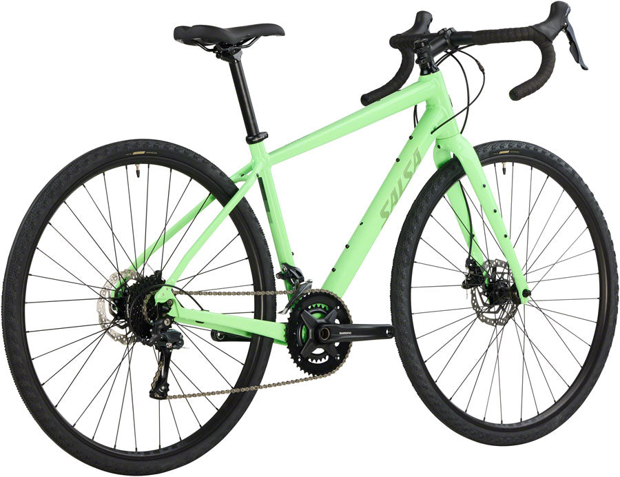 Salsa Journeyer Drop Bar Sora 2x9 Bike - 700c, Aluminum, Citrus Green