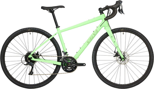 Salsa Journeyer Drop Bar Sora 2x9 Bike - 700c, Aluminum, Citrus Green