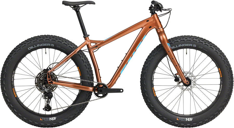 Salsa Heyday! Cues Fat Tire Bike - 26", Aluminum, Bronze