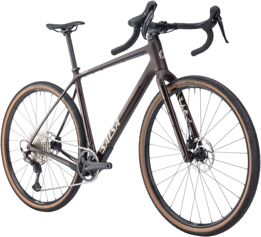 Salsa Flyway C GRX 610 12 Bike - 700c, Carbon, Dark Umber