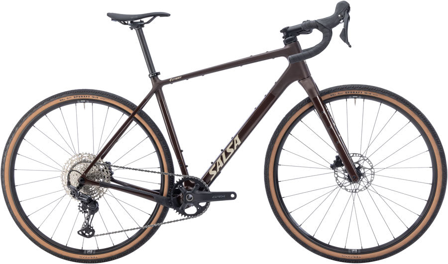 Salsa Flyway C GRX 610 12 Bike - 700c, Carbon, Dark Umber