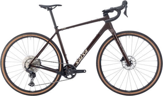 Salsa Flyway C GRX 610 12 Bike - 700c, Carbon, Dark Umber
