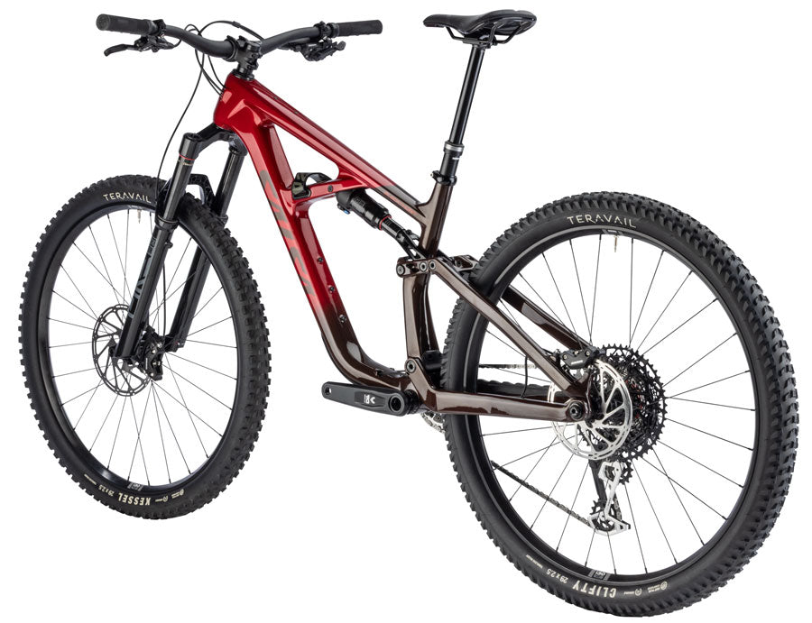 Salsa Blackthorn 125 C Eagle 90 Transmission Bike - 29", Carbon, Dark Umber/Canyon Red