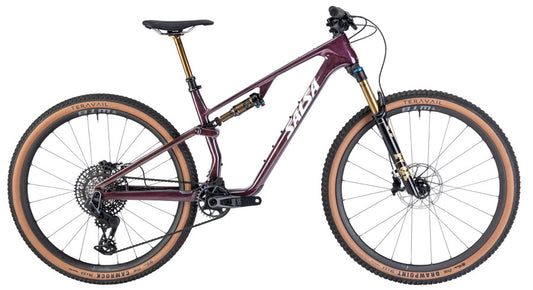 Salsa Spearfish C DLX X0 AXS Transmission Bike - 29", Carbon, Deep Orchid Carbon