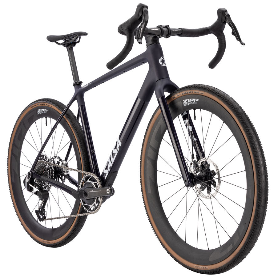 Salsa Flyway C DLX RED XPLR AXS 13 Bike - 700c, Carbon, Midnight
