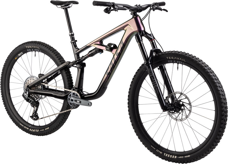 Salsa Blackthorn 125 C GX Transmission Bike - 29", Carbon, Black/Pearl Orchid