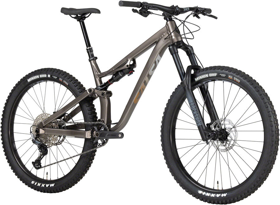 Salsa Rustler Deore 12 Bike - 27.5", Aluminum, Gray