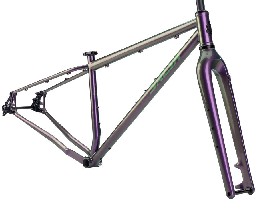 Salsa Fargo 32 Frameset - 32", Steel, Pearl Orchid
