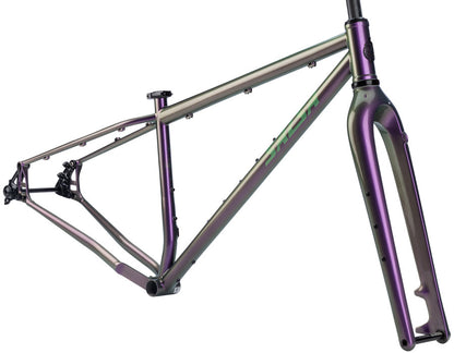 Salsa Fargo 32 Frameset - 32", Steel, Pearl Orchid