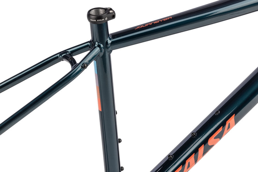 Salsa Journeyer Drop Bar Frameset - Aluminum, Midnight Blue