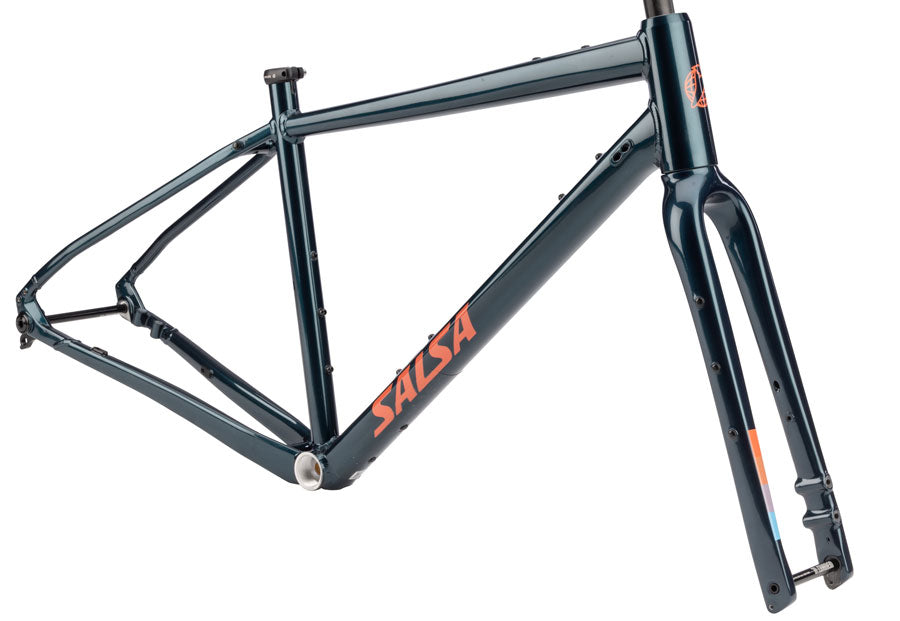 Salsa Journeyer Drop Bar Frameset - Aluminum, Midnight Blue