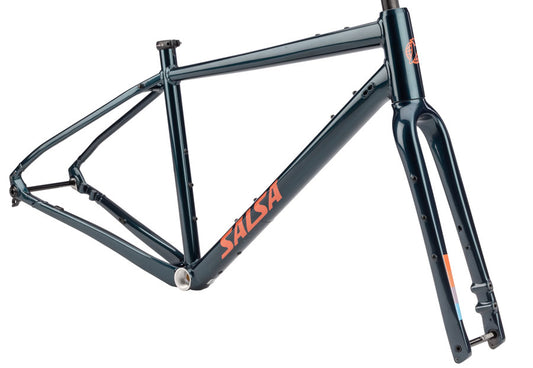 Salsa Journeyer Drop Bar Frameset - Aluminum, Midnight Blue