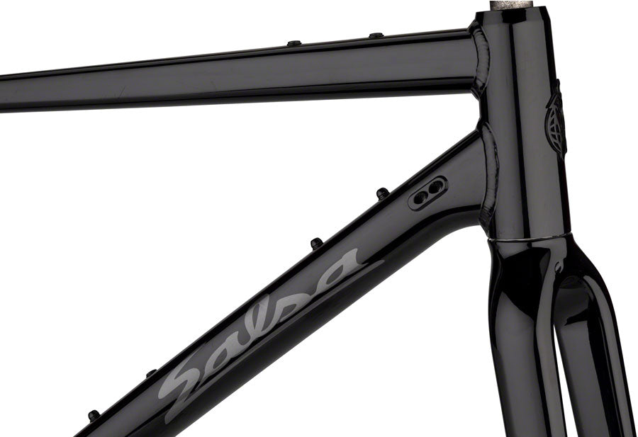 Salsa Journeyer Drop Bar Frameset - 700c/650b, Aluminum, Black