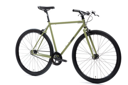 State Bicycle Co. 4130 - Matte Olive – (Fixed Gear / Single-Speed)