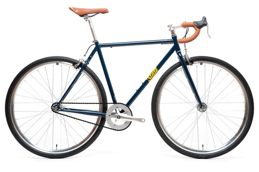 State Bicycle Co. 4130 - Navy / Gold – (Fixed Gear / Single-Speed)