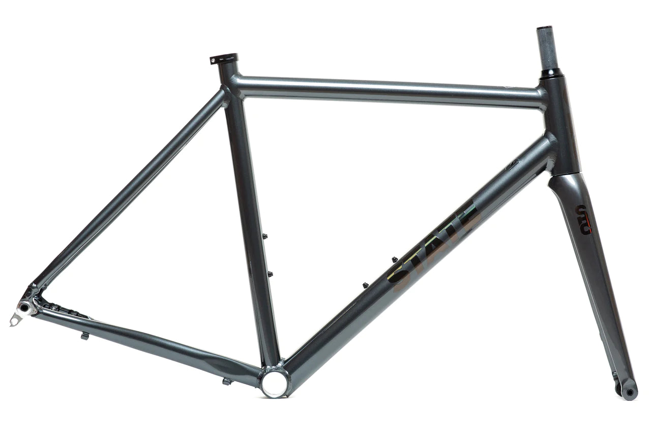 State Bicycle - Undefeated Disc Road Frame & Fork Set - Graphite / Prism